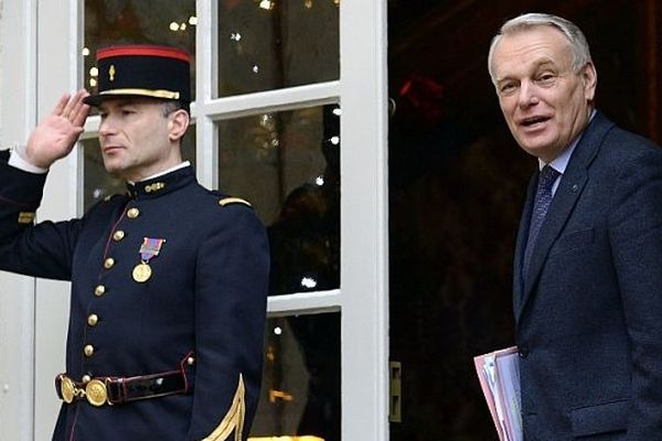 Le Premier ministre Jean-Marc Ayrault à l'hôtel Matignon (4/01/2013)