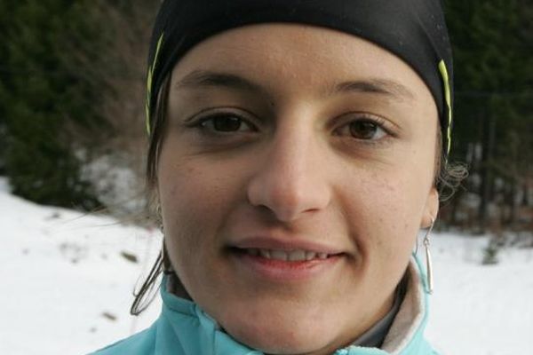 Celia Aymonier du Massif Jurassien et membre de l'équipe de France