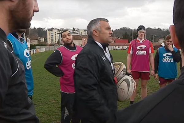 Les joueurs à l'entraînement début janvier 2018.