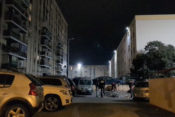 C'est dans cette rue du quartier de la Mosson, que la fusillade a éclaté, le jeudi 2 janvier en fin de journée.