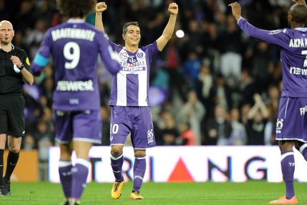 La joie de Wissam Ben Yedder et de ses coéquipiers.