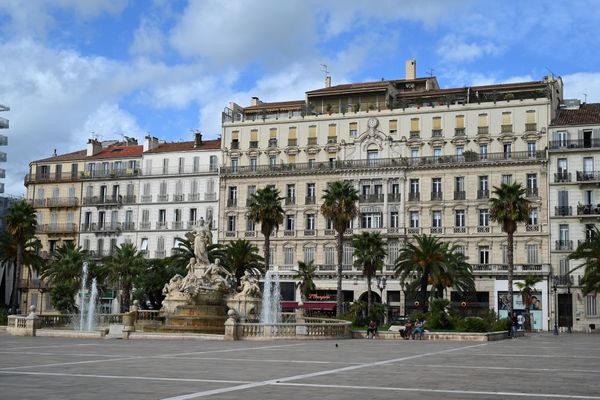 La place de la Liberté à Toulon. C'est là qu'aura lieu l'embrasement du chaudron olympique vendredi 10 mai au soir, au terme de la journée de relais à travers le département du Var.