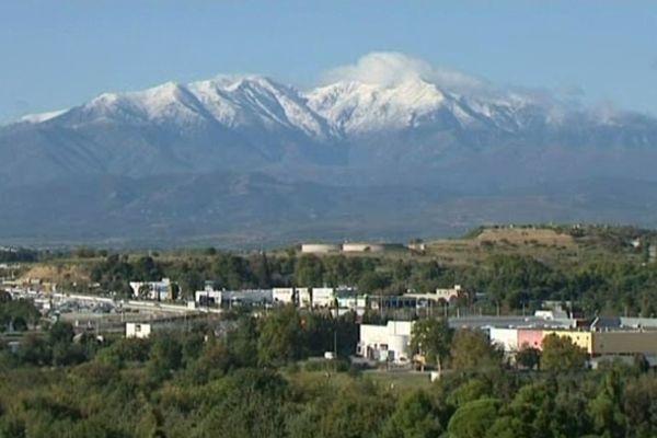 Le Canigou (Pyrénées-Orientales) - premières neiges - 15 octobre 2012.