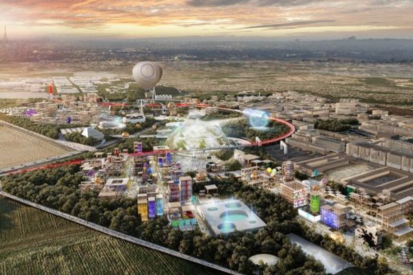 Le village global de l'Exposition Universelle 2025.