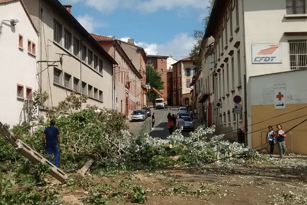 Des orages d'une rare violence