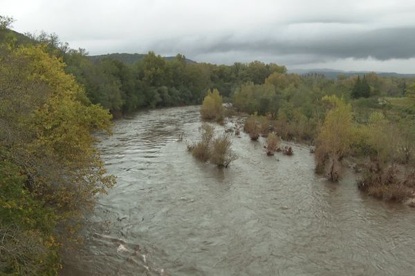 Le département de l'Ardèche en vigilance orange pour des crues, mardi 24 octobre 2023 au matin.