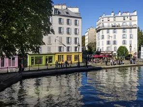 Le canal Saint-Martin ( illustration)