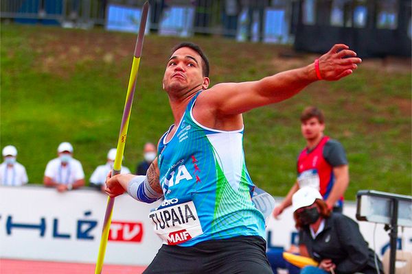 Ce 17 mai 2024, le Strasbourgeois Teura’itera’i Tupaia lance son javelot à 86,11m et bat le record de France de lancer de javelot.