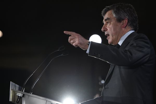 François Fillon en meeting à Nantes le 27 mars 2017