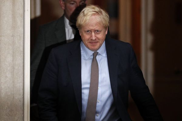 Boris Johnson quittant le 10, Downing Street, le 24 octobre 2019.