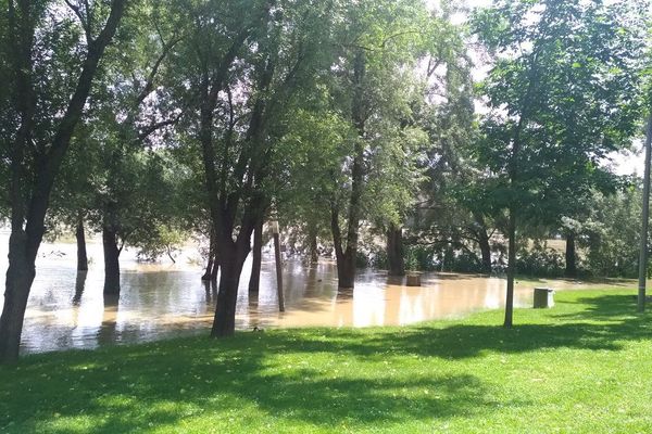 La Garonne à Toulouse mercredi