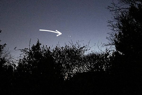 La conjonction de Jupiter et de Vénus est dans le ciel du sud-ouest depuis plusieurs jours.