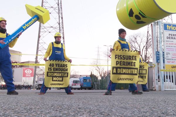 En février 2020, les militants de Greenpeace avaient simulé un démantèlement de la centrale de Tricastin