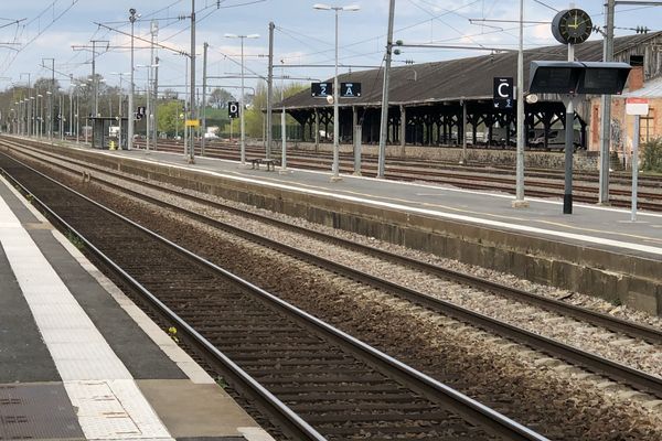 Gare de Sablé-sur-Sarthe,12 avril 2018
