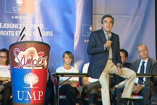 François Fillon, à Samoëns le 14 septembre 2012.