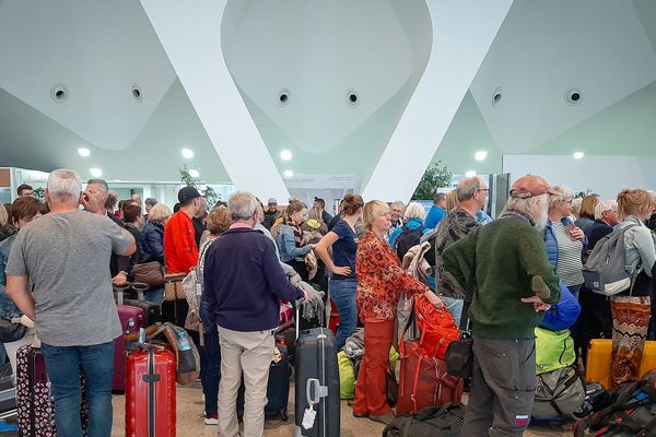 Des passagers français bloqués dans tous les aéroports du Maroc, comme ici à Marrakech.