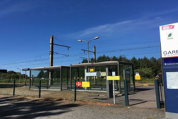 La gare des Bardys à Saint-Priest-Taurion en Haute-Vienne