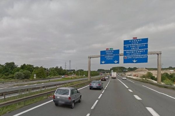 L'accident a eu lieu à Valenciennes, à l'embranchement A2-A23.