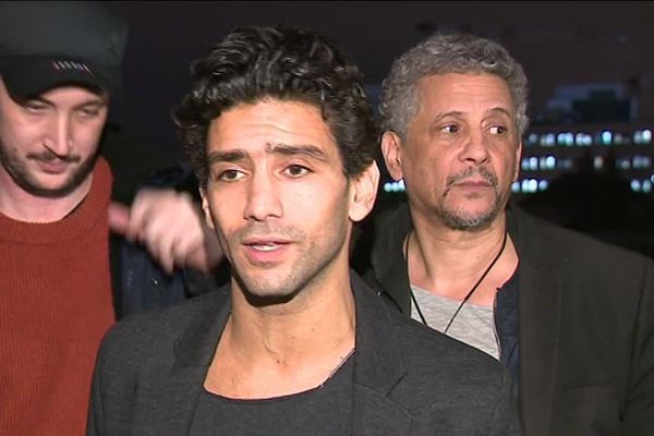 Salim Kechiouche mardi soir lors de l'avant-première de Voyoucratie au Carré de Soie