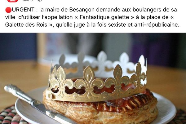 Un site parodique qui fait le buzz avec sa galette fantastique.