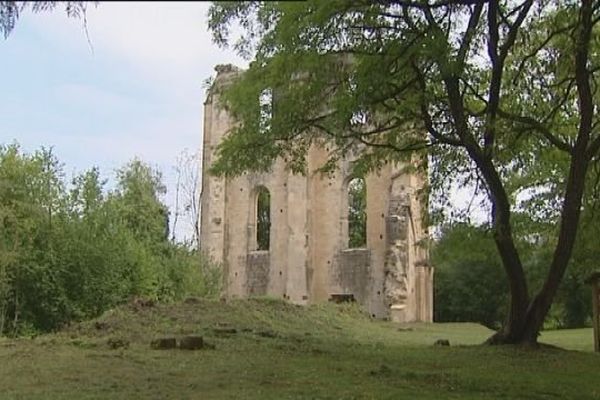 Vestiges de l'église abbatiale de Cherlieu 