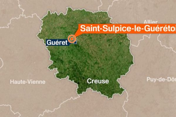 L'incident a eu lieu à Saint-Sulpice-le-Guérétois.