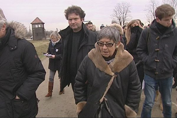 Ginette Kolinka avec Laurent Beauvais, Président du Conseil régional 