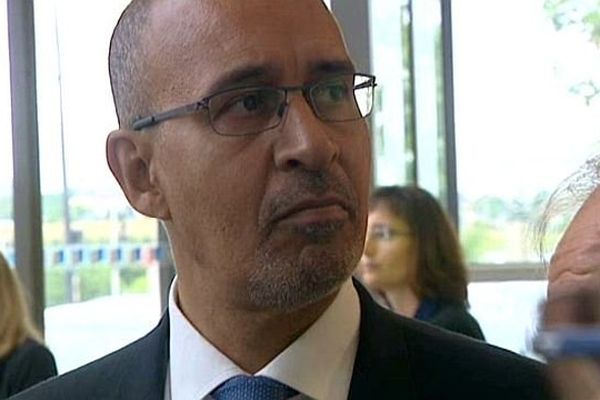 Harlem Désir, secrétaire d'Etat chargé des affaires européennes, était en visite à Dijon ce 1er juin 2015.