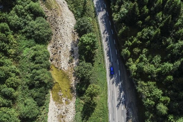 Le Doubs est à sec entre Morteau et Pontarlier