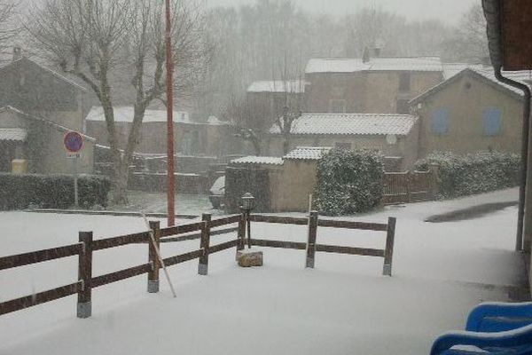 Des flocons de neige au petit déjeuner des habitants des Martys (Aude)