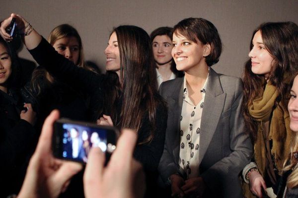 La Ministre s'est notamment entretenue avec le directeur du lycée Laetitia Bonaparte.