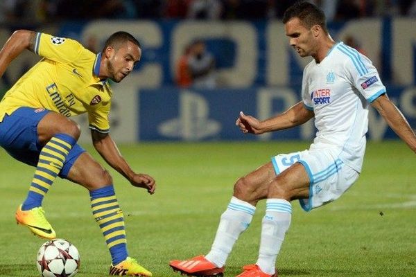 Jérémy Morel lors du match contre Arsenal 