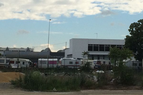 A Angers, évacuation du campement rue du Maine, le 19 juin 2019