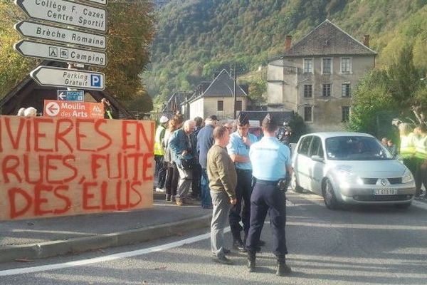 Des barrages "pour pouvoir s'expliquer ..."