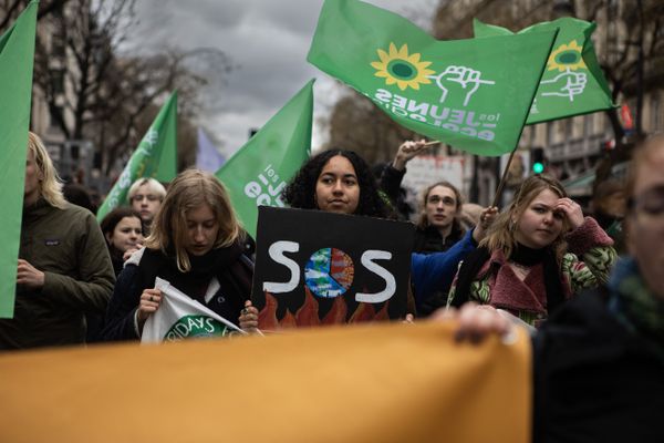 Marche pour le climat à Paris en novembre 2023