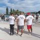 La triplette Bonetto, Lucchesi, Cortes, en 32e de finale de La Marseillaise à pétanque 2024.