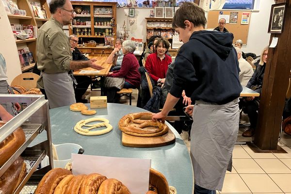 La grande bretzel sucrée se déguste le 1er janvier.