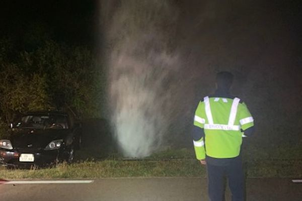 Un conducteur a effectué une sortie de route, à Porticcio.