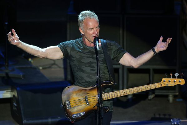 Sting, ici en concert en juin 2018 à Athènes