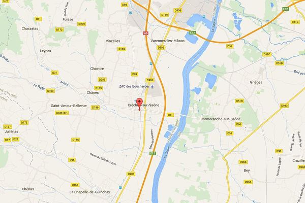 L'accident s'est produit aux alentours de 23 heures sur la commune de Crêches-sur-Saône