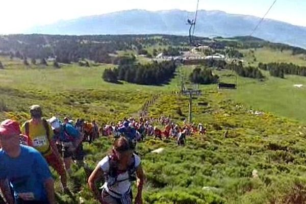 Pyrénées-Orientales - les trailers dans la Kilian classic - 7 juillet 2013.