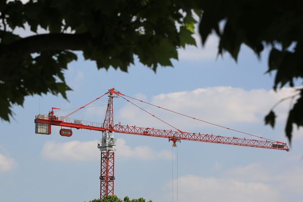 Chantier de construction de logements sociaux