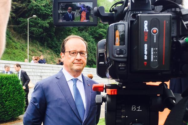 François Hollande à Tulle en juin 2017