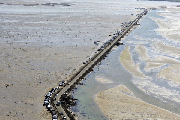 Le passage du Gois lors d'une grande marée