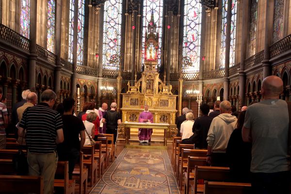 Un rassemblement avait déjà eu lieu le 26 juillet à la cathédrale de Lille en hommage à Jacques Hamel.