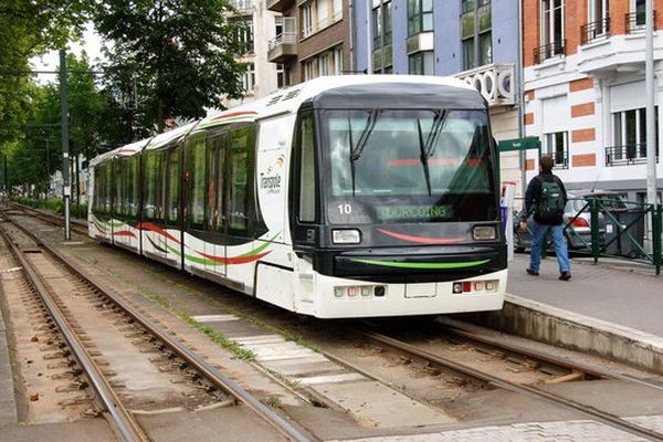 Le tramway de Transpole.