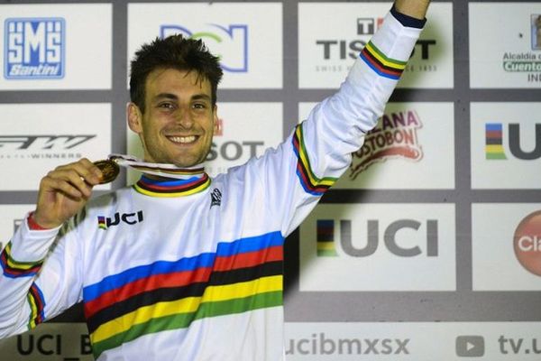 Joris Daudet avait été sacré champion du Monde de BMX à Medellin (Colombie) le 29 mai.