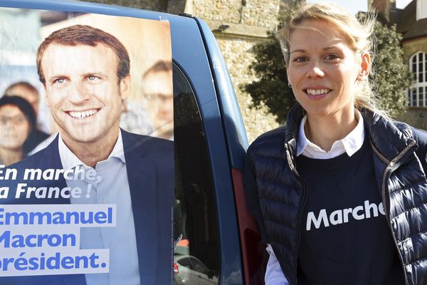 Tiphaine Auzière s'est beaucoup investie dans la campagne de son beau-père Emmanuel Macron