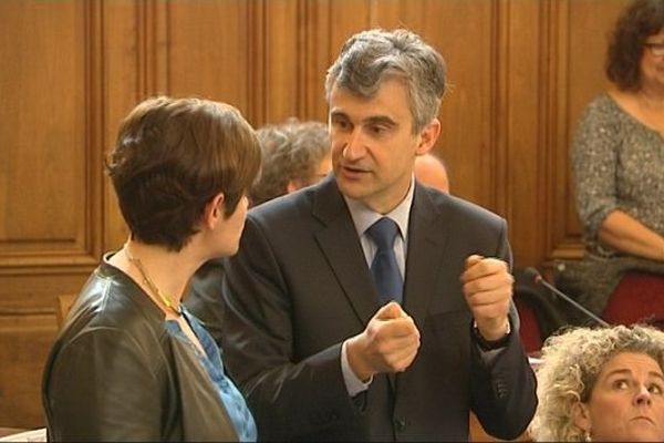 André Accary (UMP) a été élu président du conseil départemental de Saône-et-Loire jeudi 2 avril 2015.