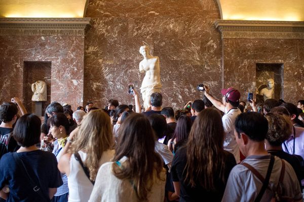 La Vénus de Milo, au musée du Louvre, à Paris.